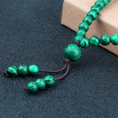 Bracelet Pierre - PrayerStone™ - Malachite Verte