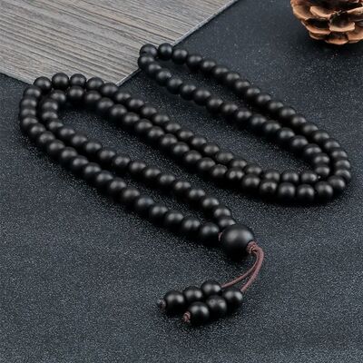 Bracelet Pierre - PrayerStone™ - Noir mat