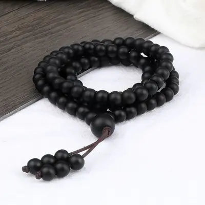 Bracelet Pierre - PrayerStone™ - Noir mat