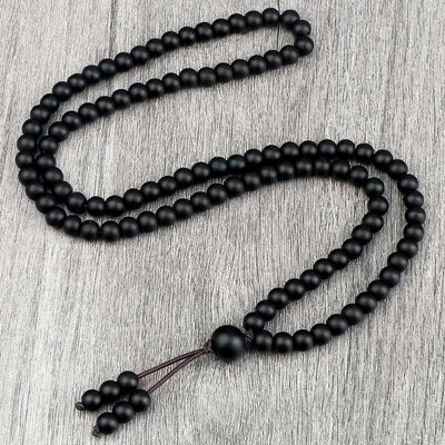 Bracelet Pierre - PrayerStone™ - Noir mat